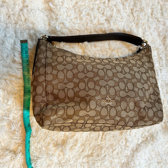 Coach c1757-f58284 East/West Celeste Hobo Signature Canvas  Shoulder Bag - Picture 12 of 14